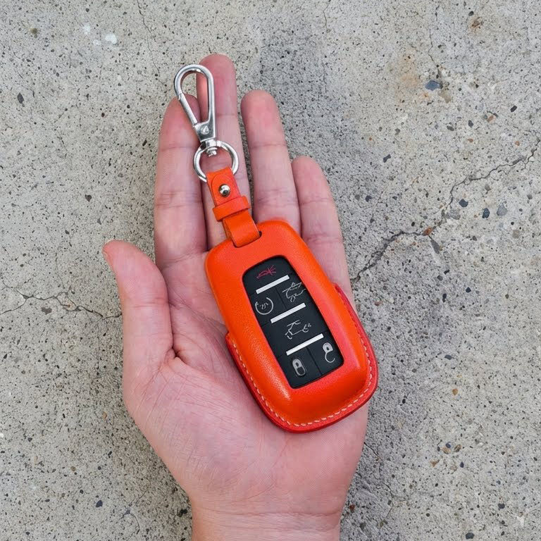 Premium Leather Key Fob for Dodge - Carsilks 