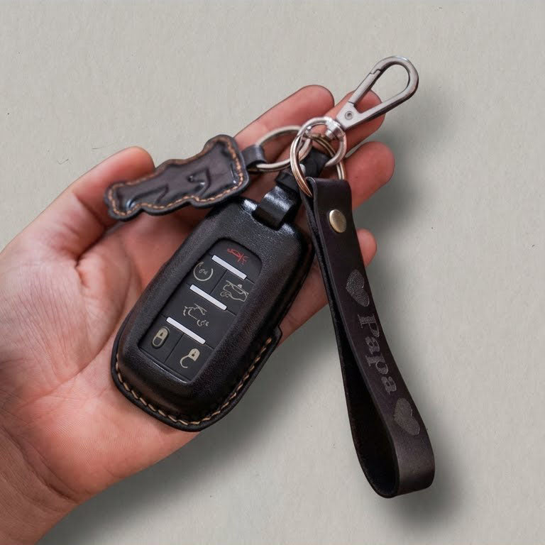 Premium Leather Key Fob for Dodge - Carsilks 