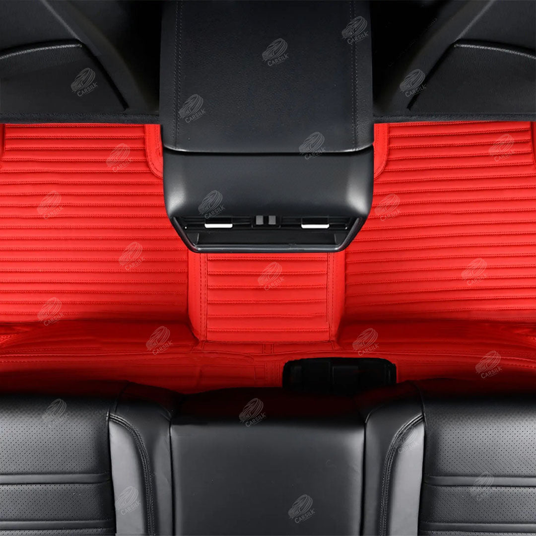 GALAXY CUSTOM SINGLE LAYER CAR MATS SET FERRARI RED