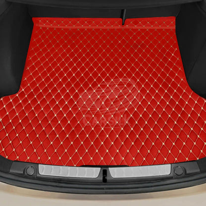 FERRARI RED DIAMOND LUXURY BASE TRUNK CAR MATS SET