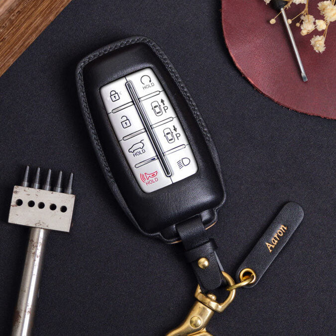 Premium Leather Key Fob for Genesis - Carsilks 