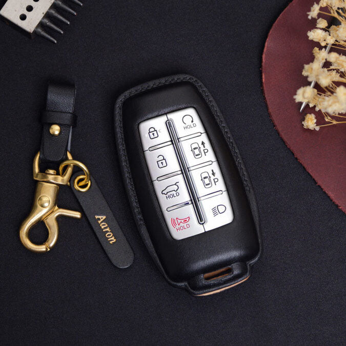 Premium Leather Key Fob for Genesis - Carsilks 