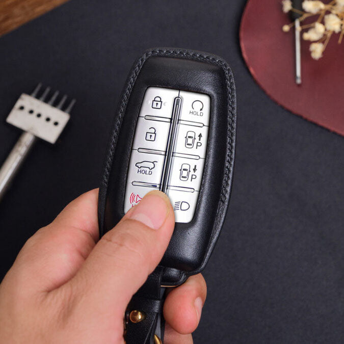 Premium Leather Key Fob for Genesis - Carsilks 