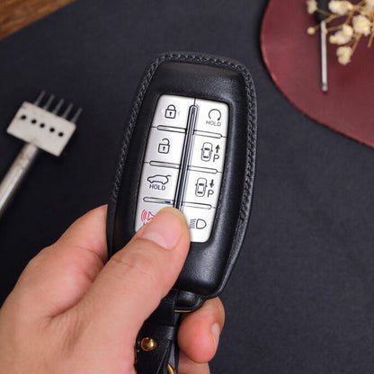 Premium Leather Key Fob for Genesis - Carsilks 