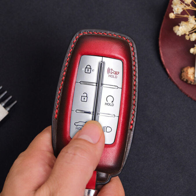 Premium Leather Key Fob for Genesis - Carsilks 
