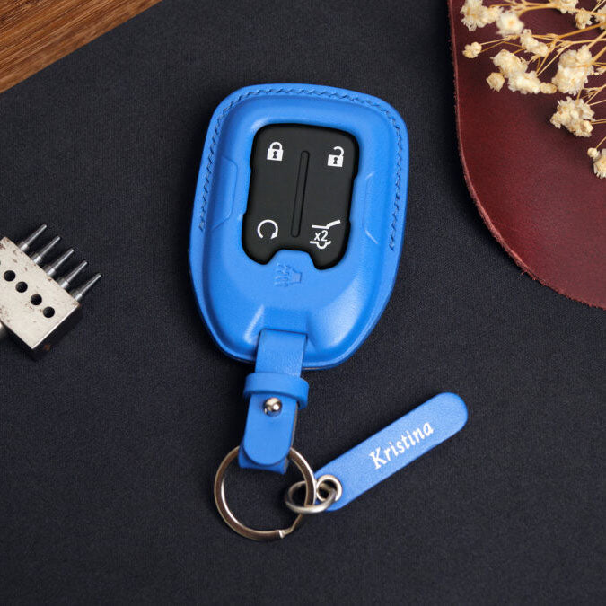 Premium Leather Key Fob for GMC - Carsilks 