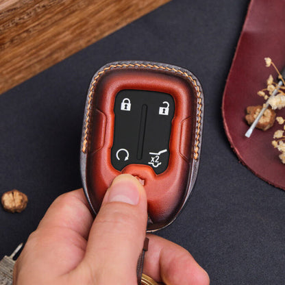 Premium Leather Key Fob for GMC - Carsilks 