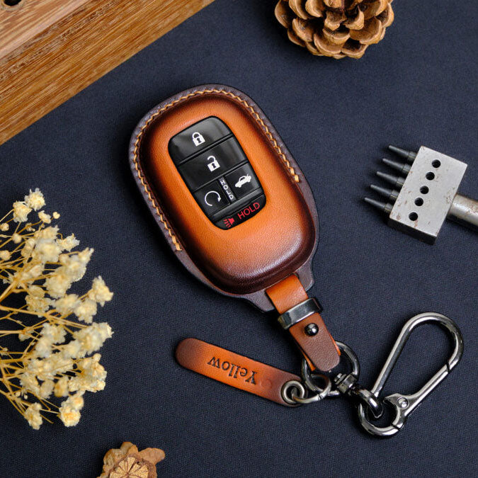 Premium Leather Key Fob for Honda - Carsilks 