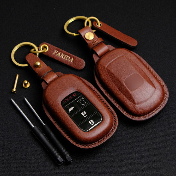 Premium Leather Key Fob for Honda - Carsilks 