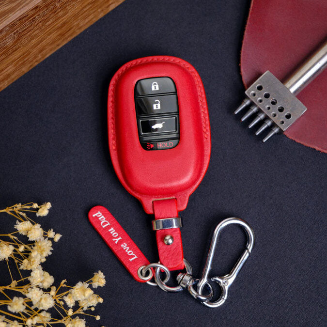Premium Leather Key Fob for Honda - Carsilks 