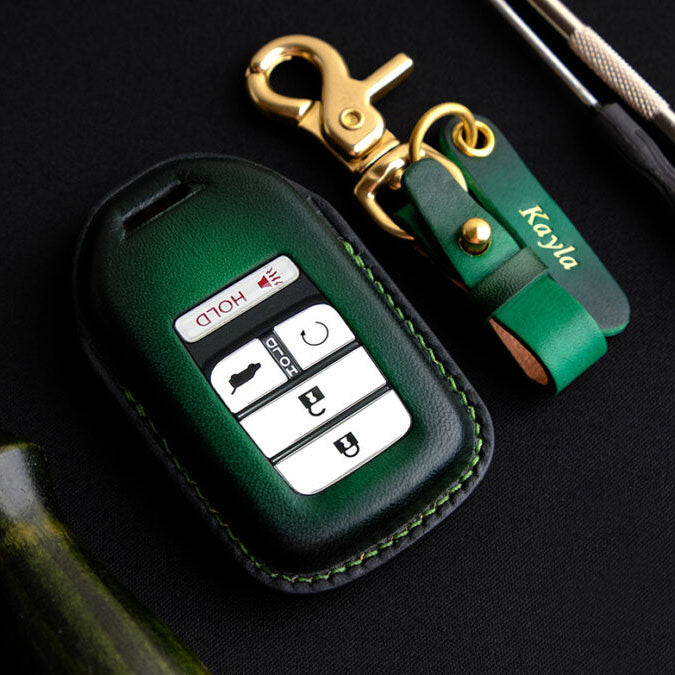 Premium Leather Key Fob for Honda - Carsilks 
