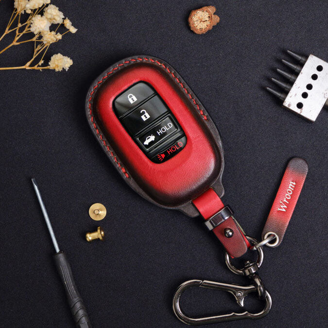 Premium Leather Key Fob for Honda - Carsilks 