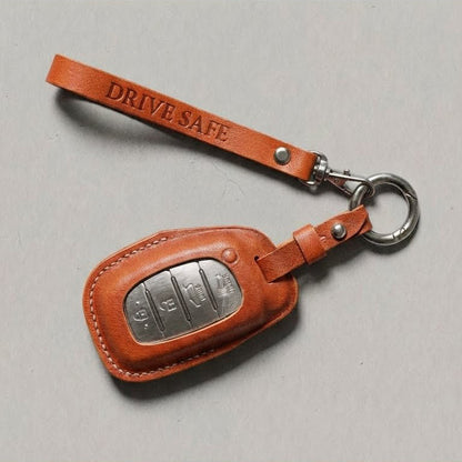 Premium Leather Key Fob for Hyundai - Carsilks 