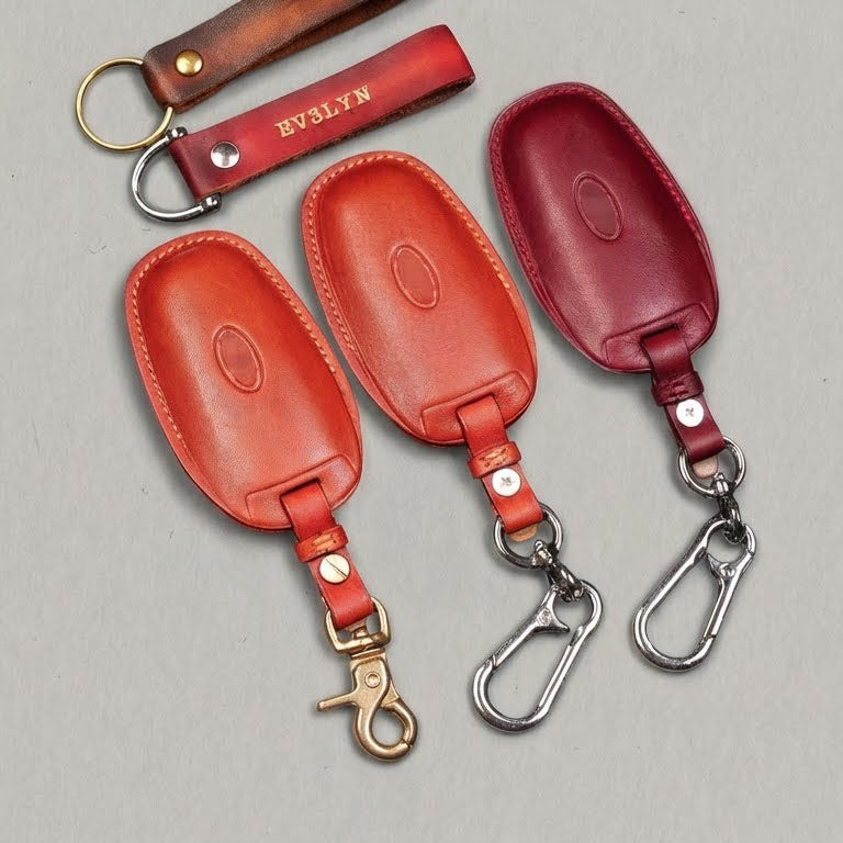 Premium Leather Key Fob for Hyundai - Carsilks 