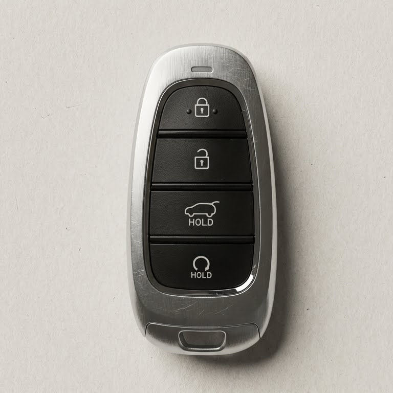 Premium Leather Key Fob for Hyundai