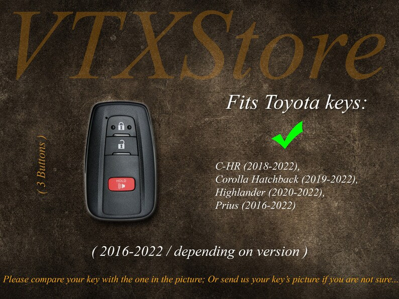 Toyota Premium Leather Key Fob - Carsilks 