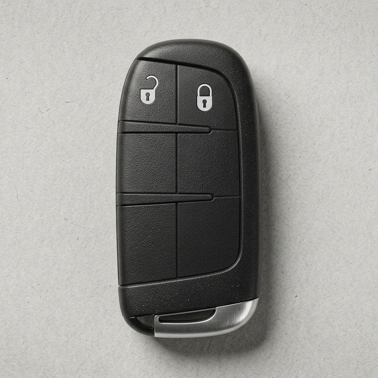 Premium Leather Key Fob for Jeep