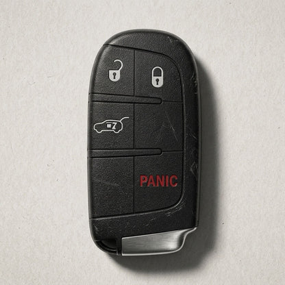 Premium Leather Key Fob for Jeep