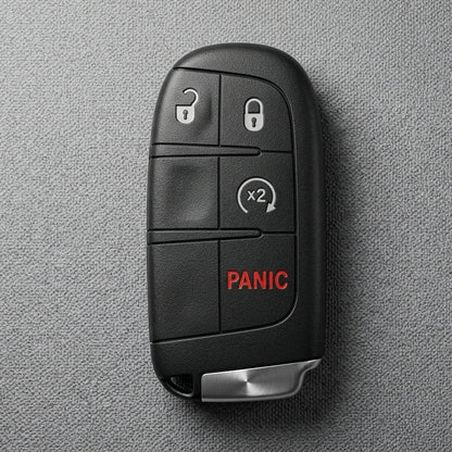 Premium Leather Key Fob for Jeep