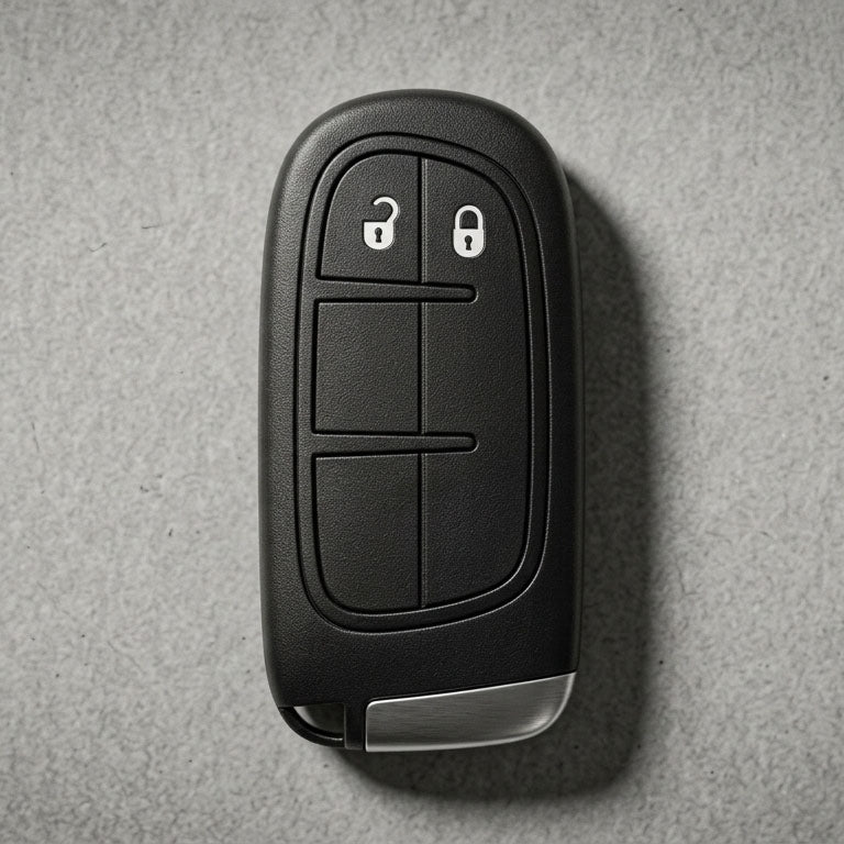 Premium Leather Key Fob for Jeep