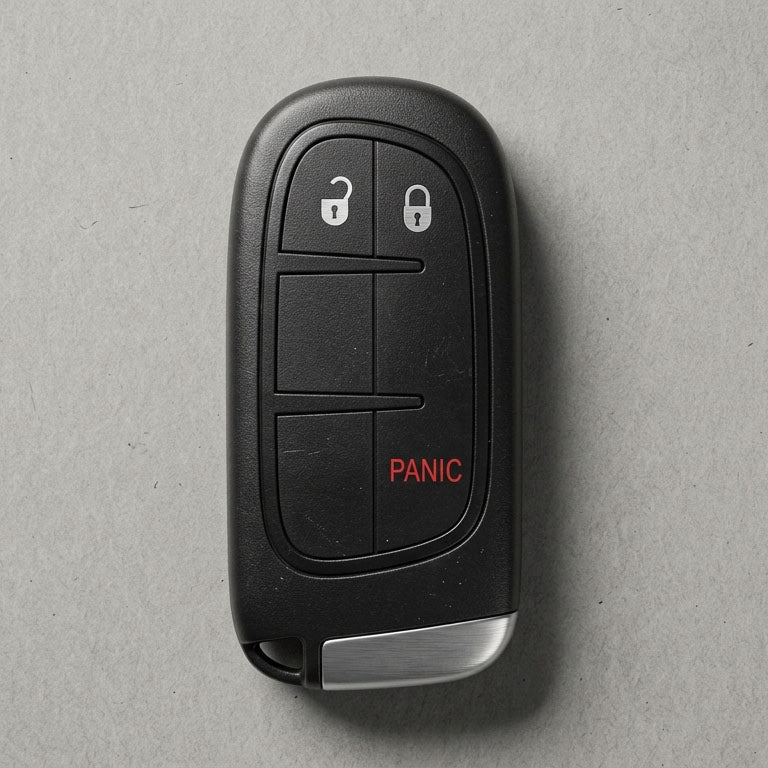 Premium Leather Key Fob for Jeep