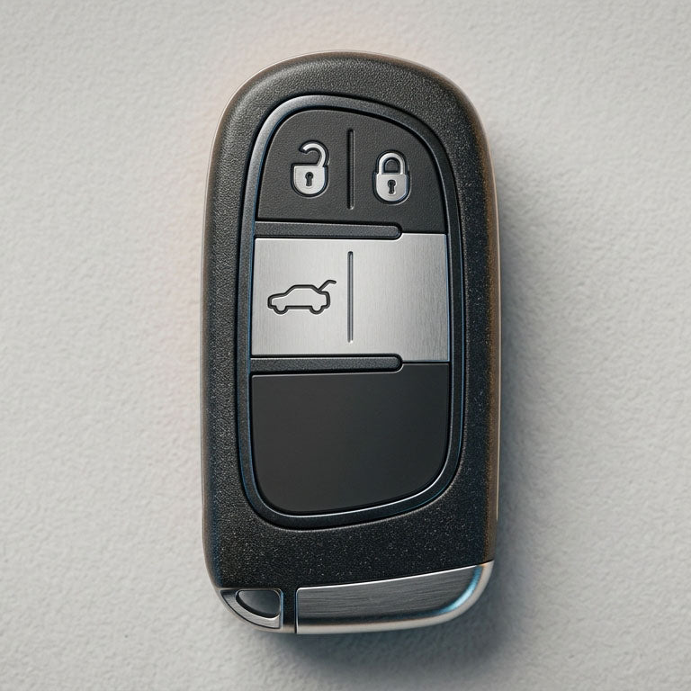 Premium Leather Key Fob for Jeep