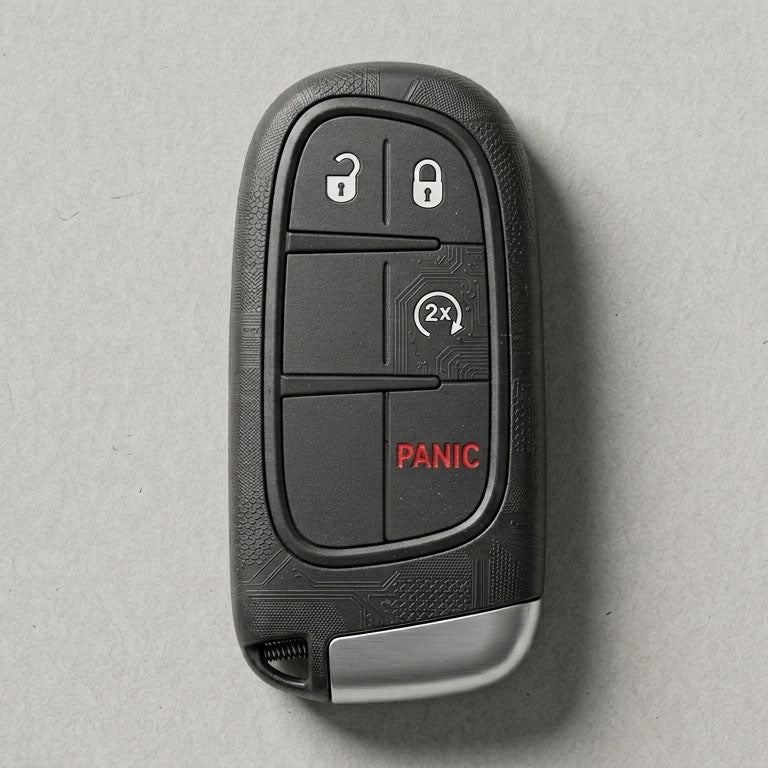 Premium Leather Key Fob for Jeep