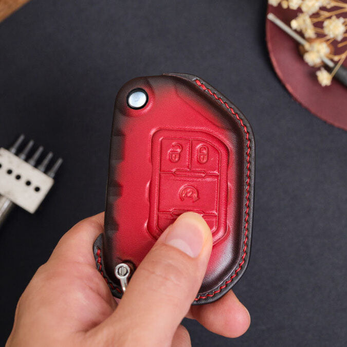 Premium Leather Key Fob for Jeep - Carsilks 