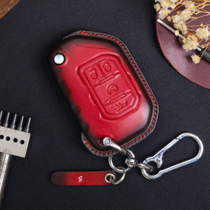 Premium Leather Key Fob for Jeep - Carsilks 