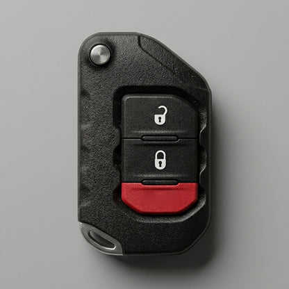 Premium Leather Key Fob for Jeep