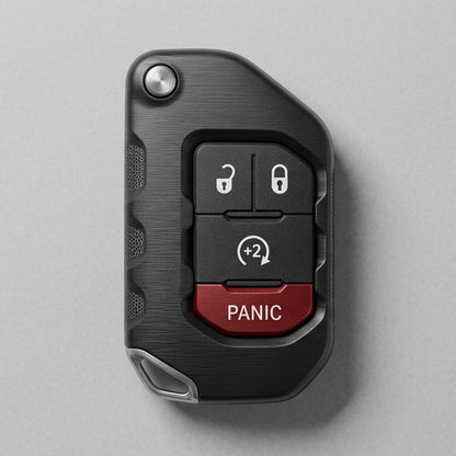 Premium Leather Key Fob for Jeep