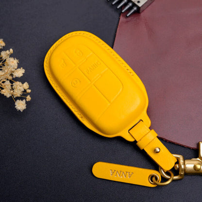 Premium Leather Key Fob for Jeep - Carsilks 