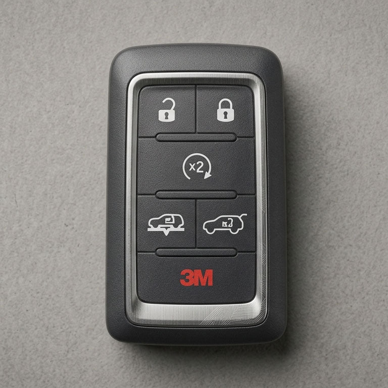 Premium Leather Key Fob for Jeep