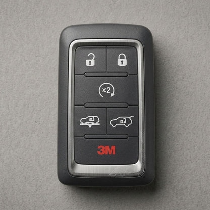 Premium Leather Key Fob for Jeep