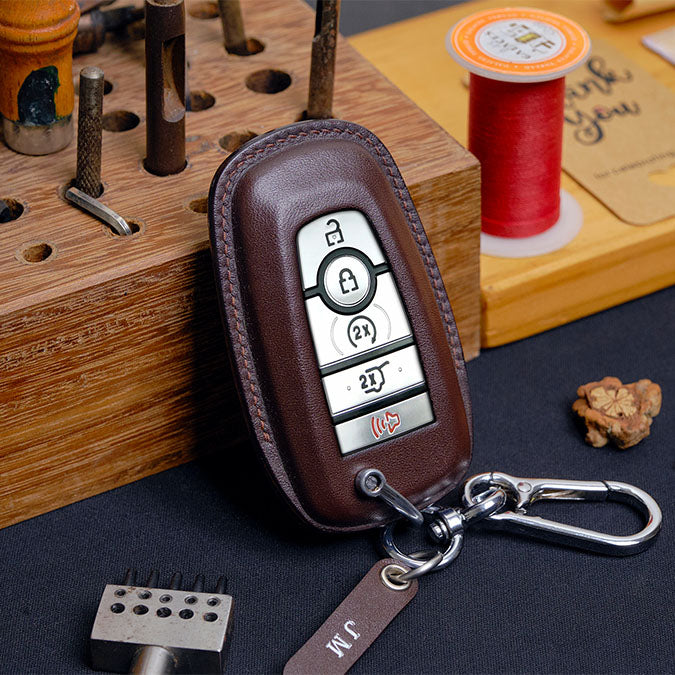 Premium Leather Key Fob for Lincoln - Carsilks 