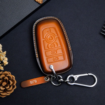 Premium Leather Key Fob for Lincoln - Carsilks 