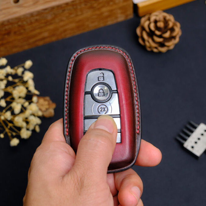 Premium Leather Key Fob for Lincoln - Carsilks 