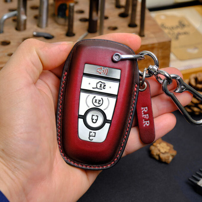 Premium Leather Key Fob for Lincoln - Carsilks 