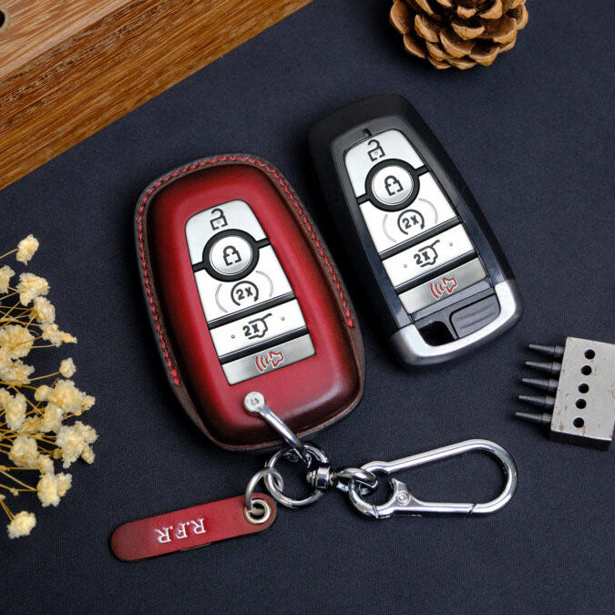 Premium Leather Key Fob for Lincoln - Carsilks 