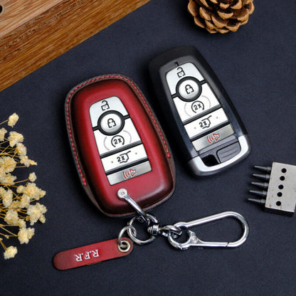 Premium Leather Key Fob for Lincoln - Carsilks 