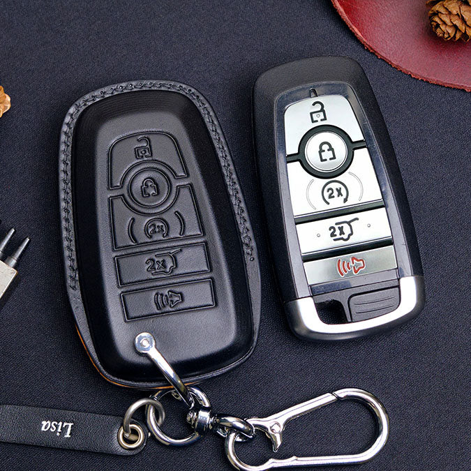 Premium Leather Key Fob for Lincoln - Carsilks 