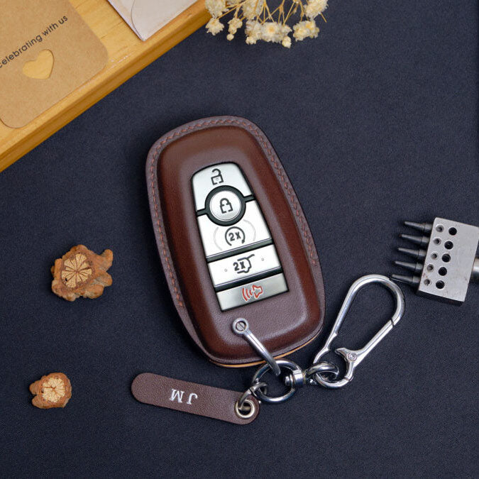 Premium Leather Key Fob for Lincoln - Carsilks 