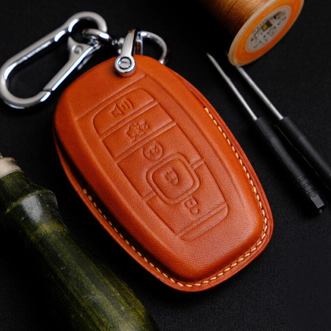 Premium Leather Key Fob for Lincoln - Carsilks 