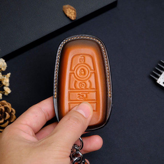 Premium Leather Key Fob for Lincoln - Carsilks 
