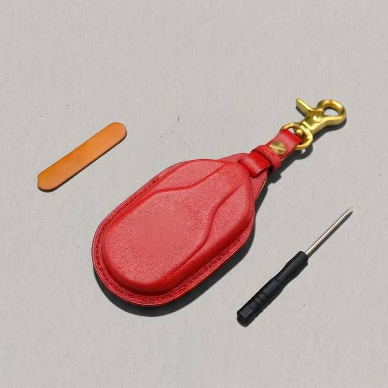 Premium Leather Key Fob for Maserati