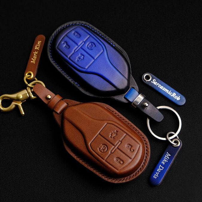 Premium Leather Key Fob for Maserati - Carsilks 