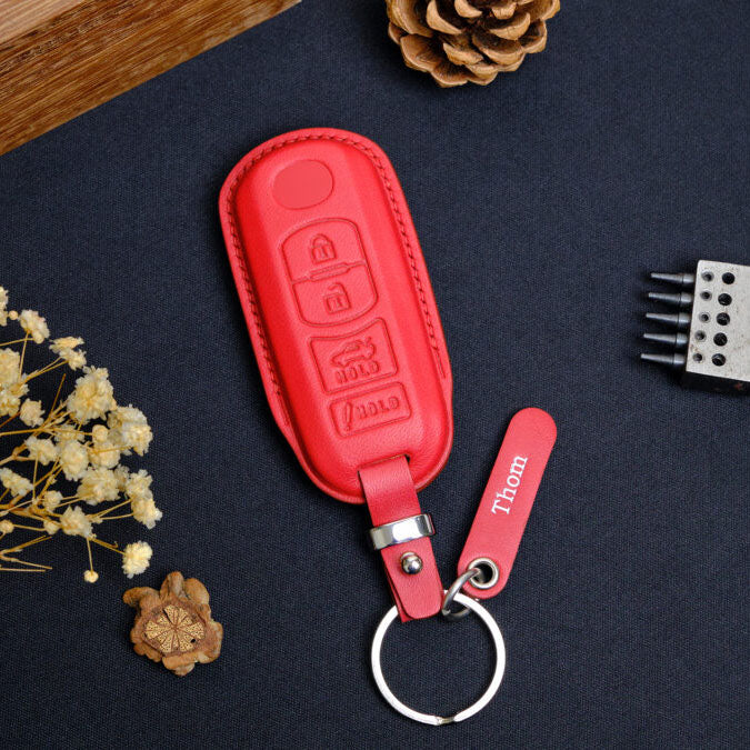 Premium Leather Key Fob for Mazda - Carsilks 