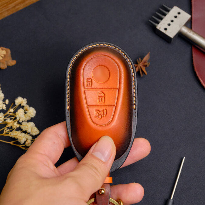 Premium Leather Key Fob for Mercedes - Carsilks 