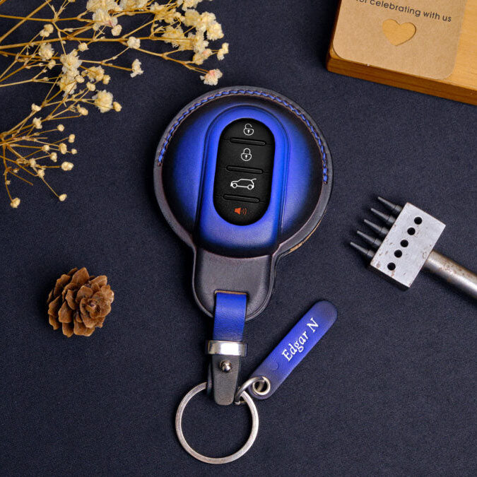 Premium Leather Key Fob for Mini Cooper - Carsilks 