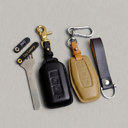 Premium Leather Key Fob for Mitsubishi - Carsilks 